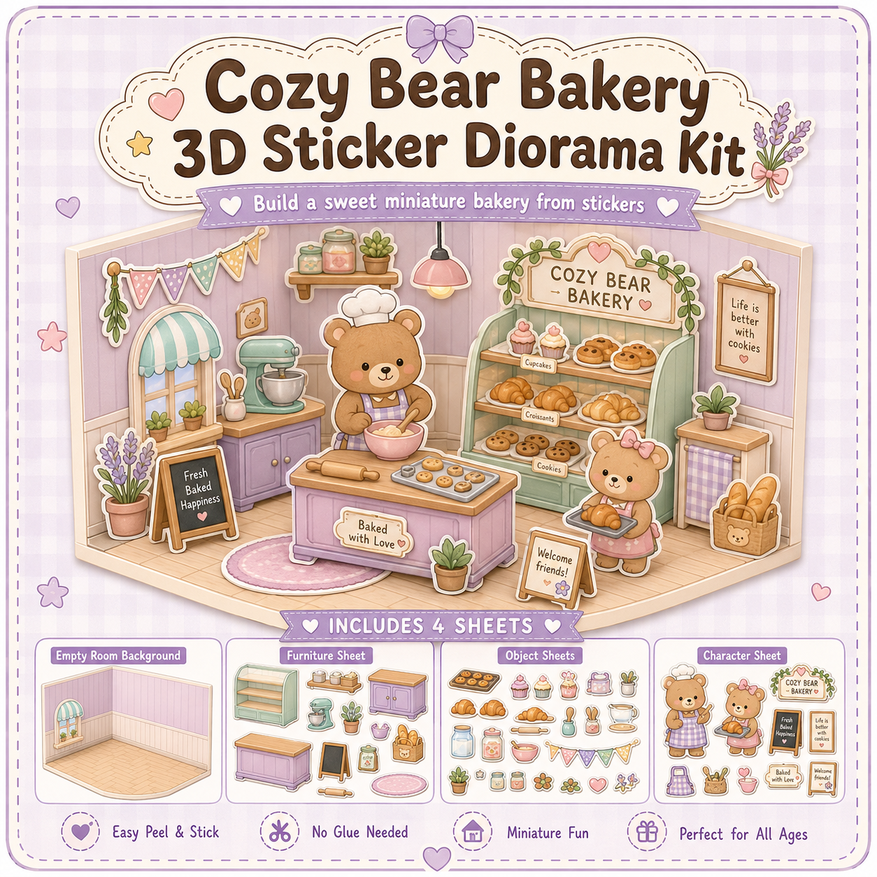 Cozy Sticker World Product Preview 3