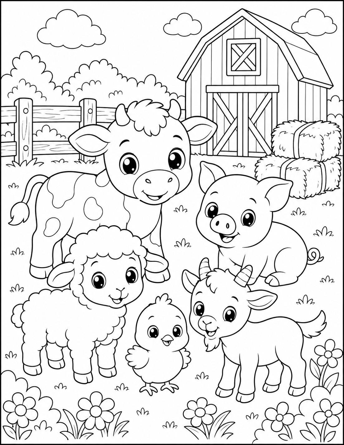 Kids Coloring Example 1