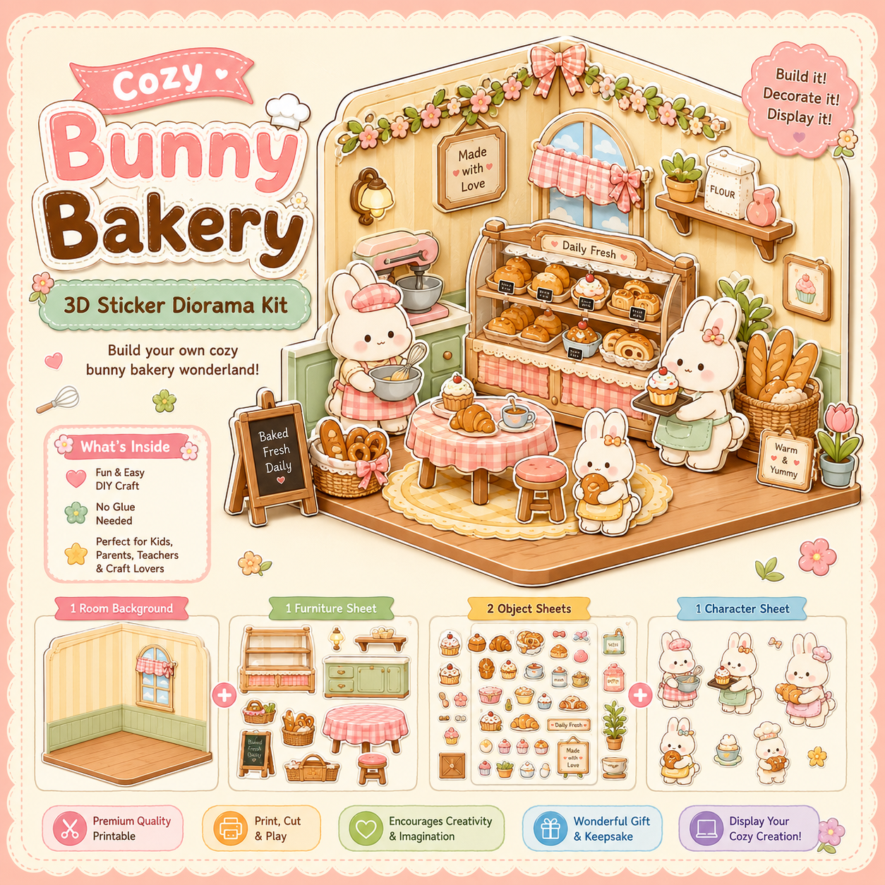 Cozy Sticker World Product Preview 2