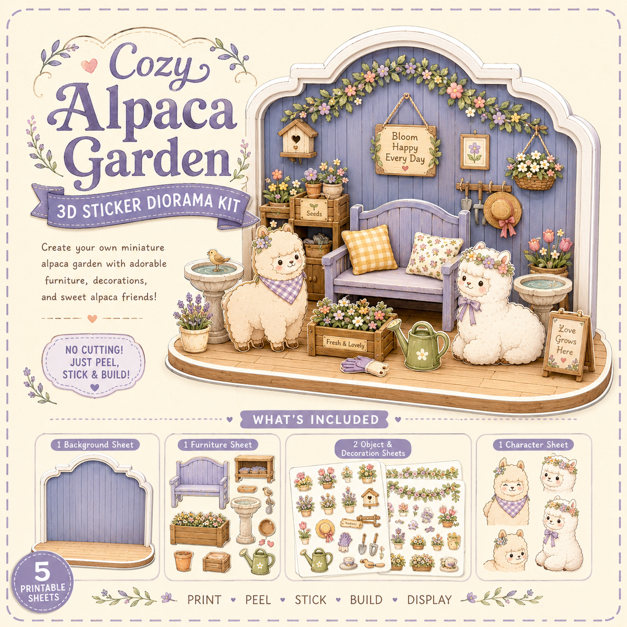 Cozy Sticker World Product Preview 1