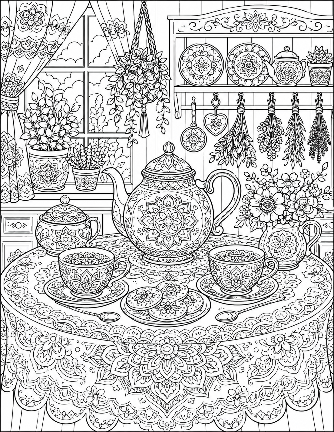 Adult Coloring Example 1