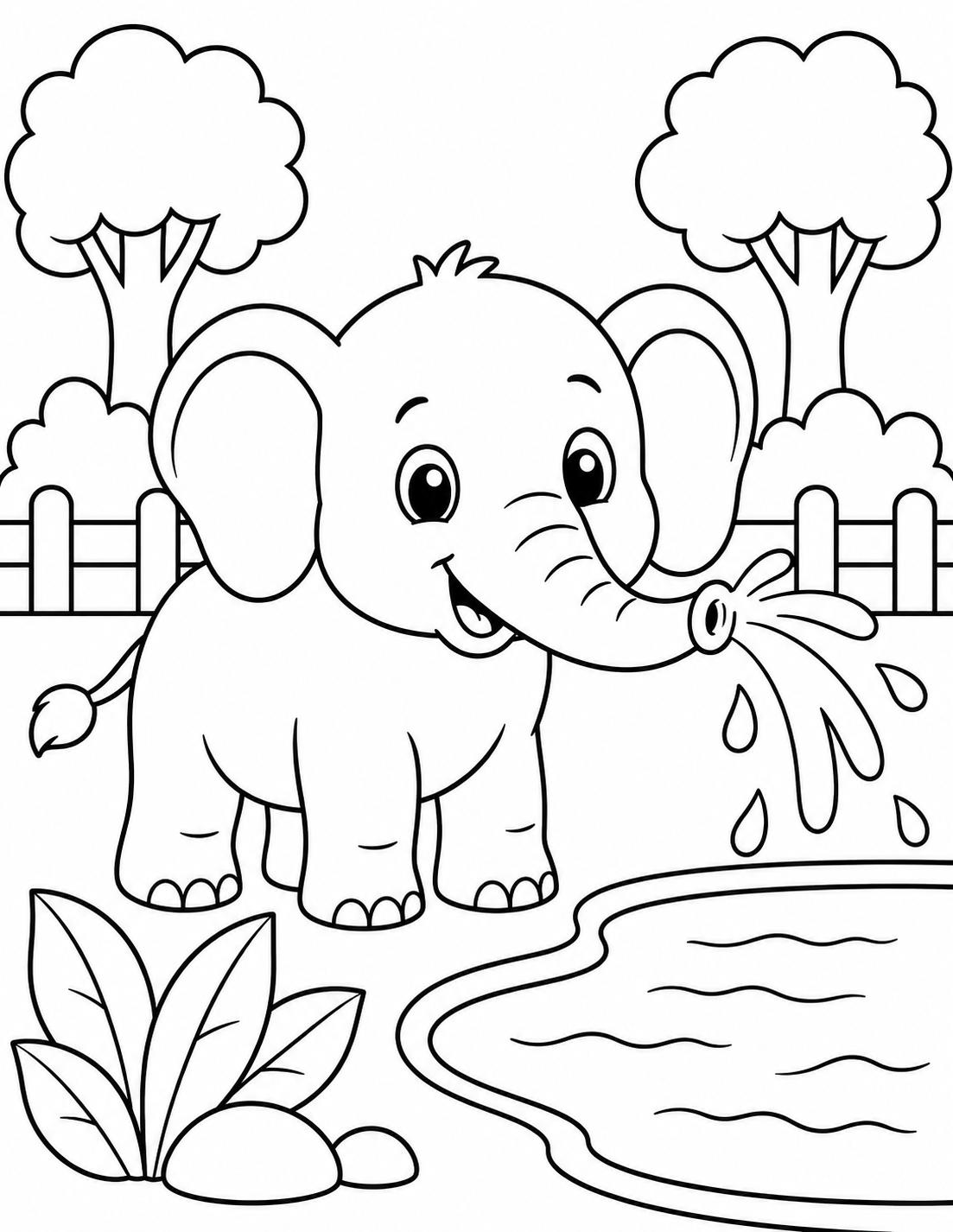 Preschool Coloring Example 3