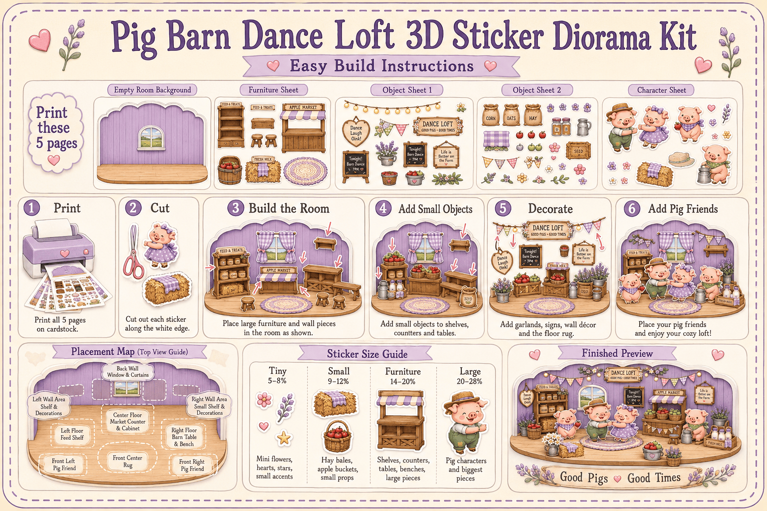 Cozy Sticker World Product Preview 7
