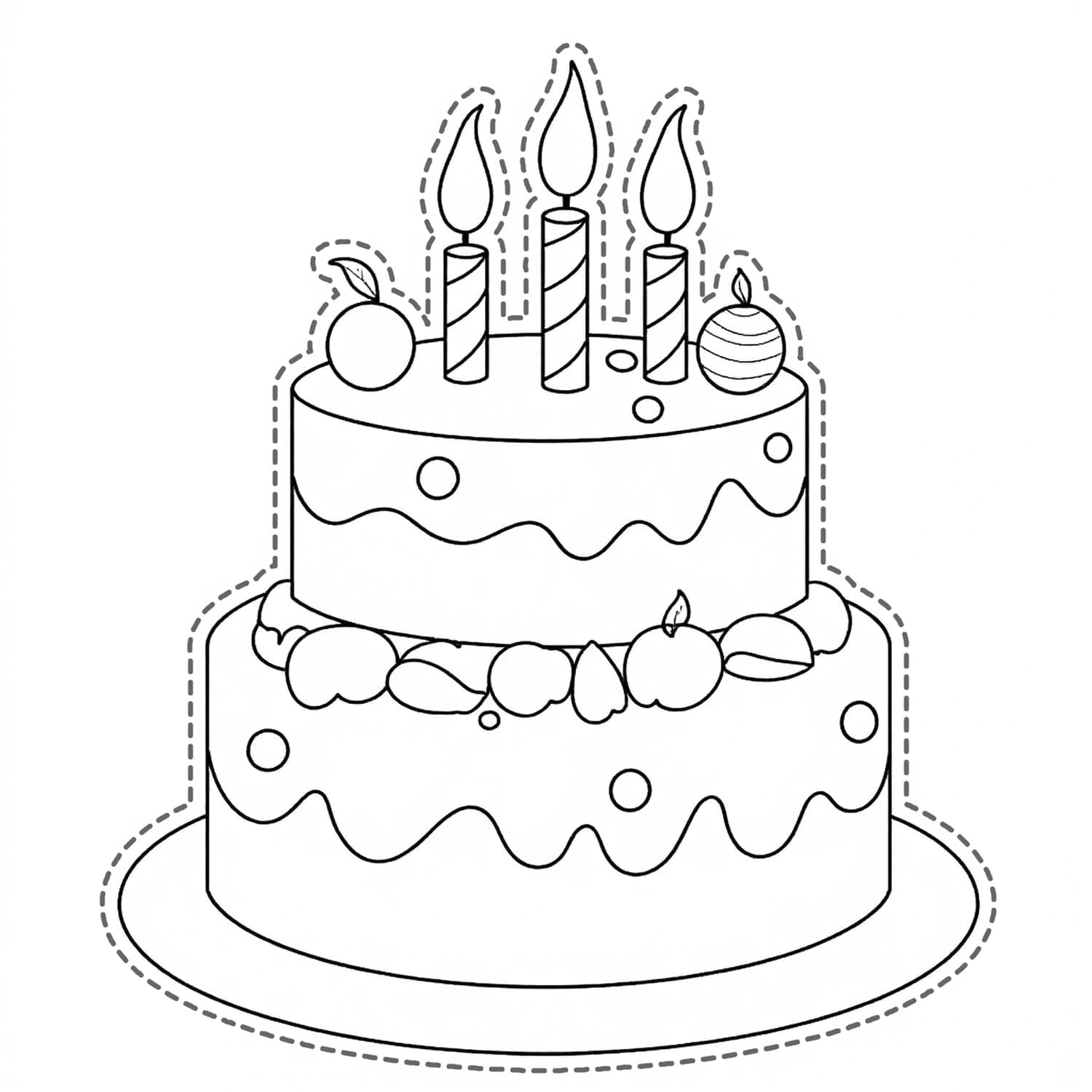 Celebration Scissor Skills Activity Pages