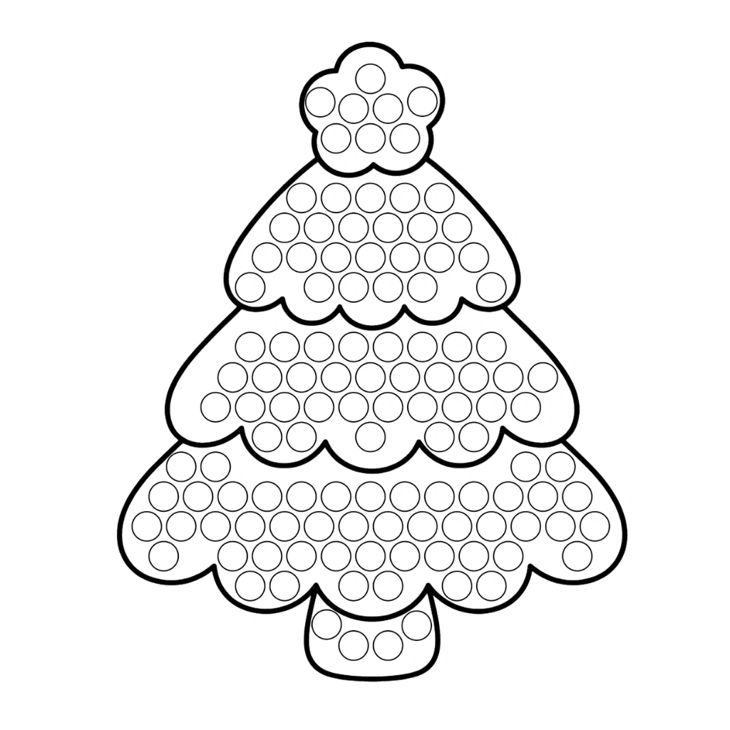 Christmas Dot Marker Activity Pages