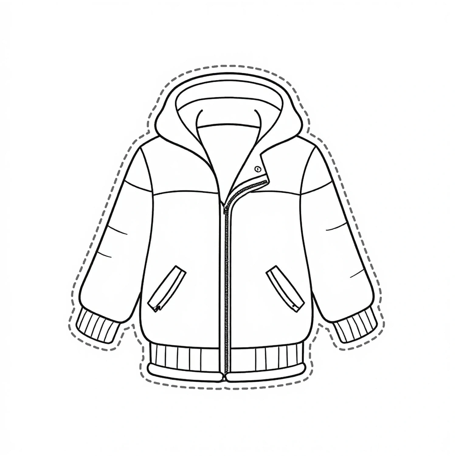 Clothes Scissor Skills Activity Pages