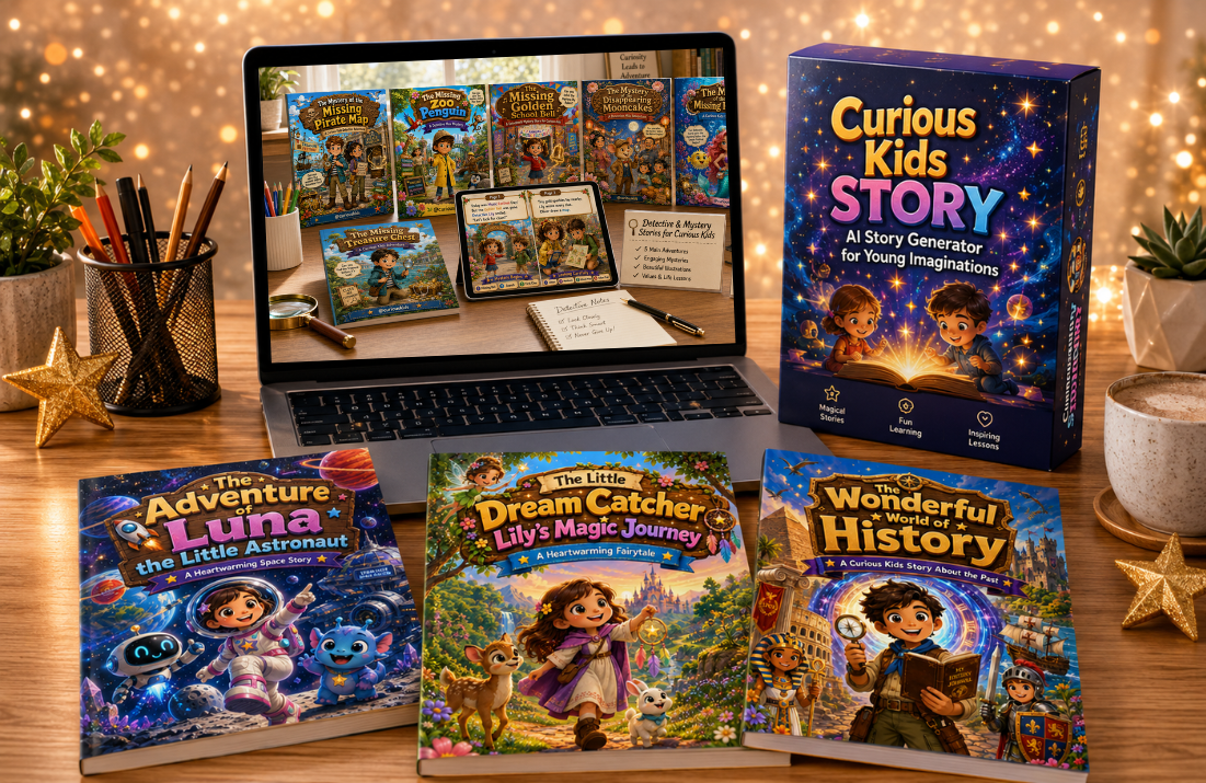 Curious Kids Story Cover