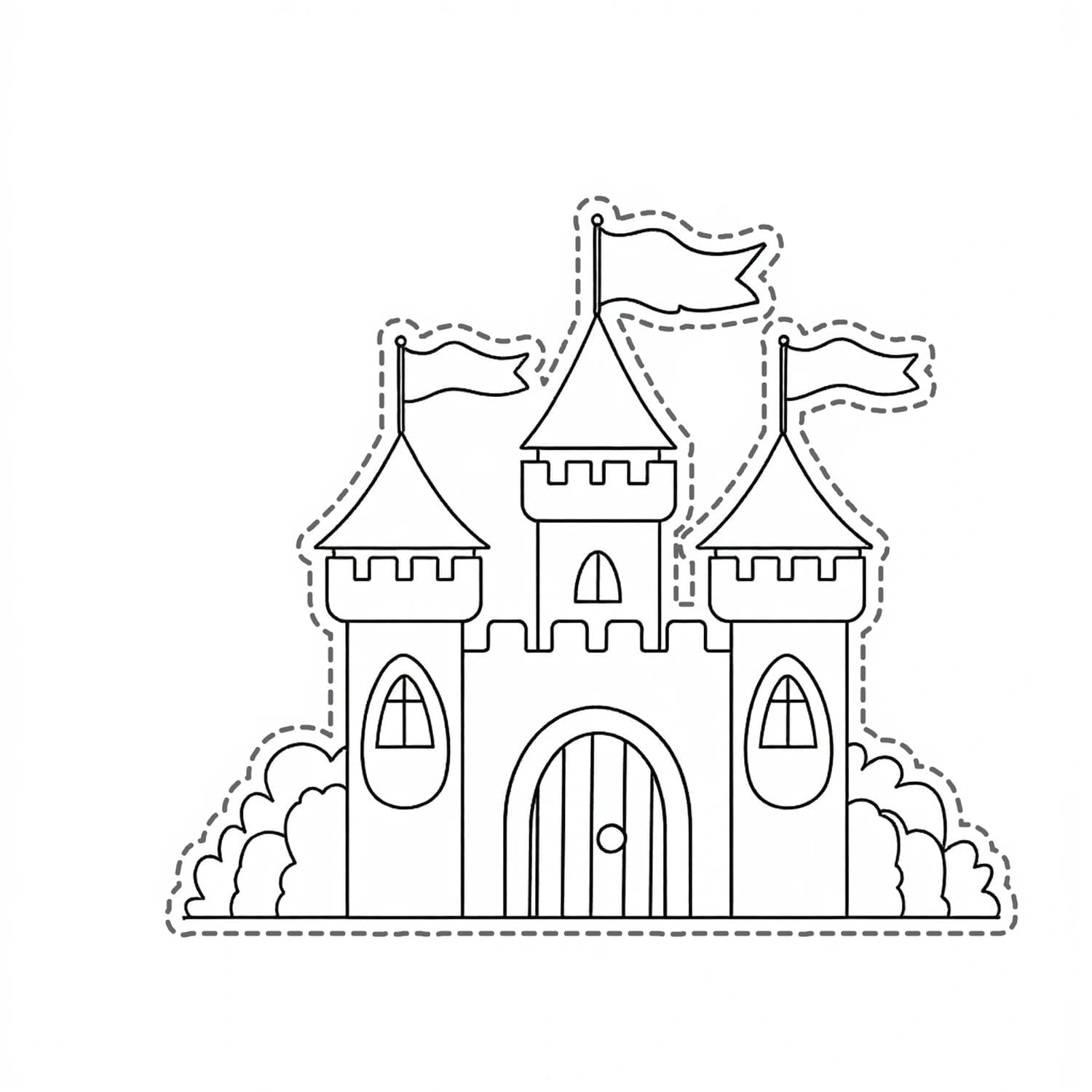 Fairy Tales Scissor Skills Activity Pages