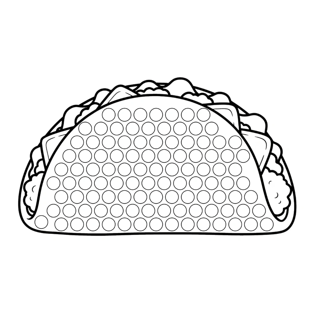 Foods Dot Marker Activity Pages