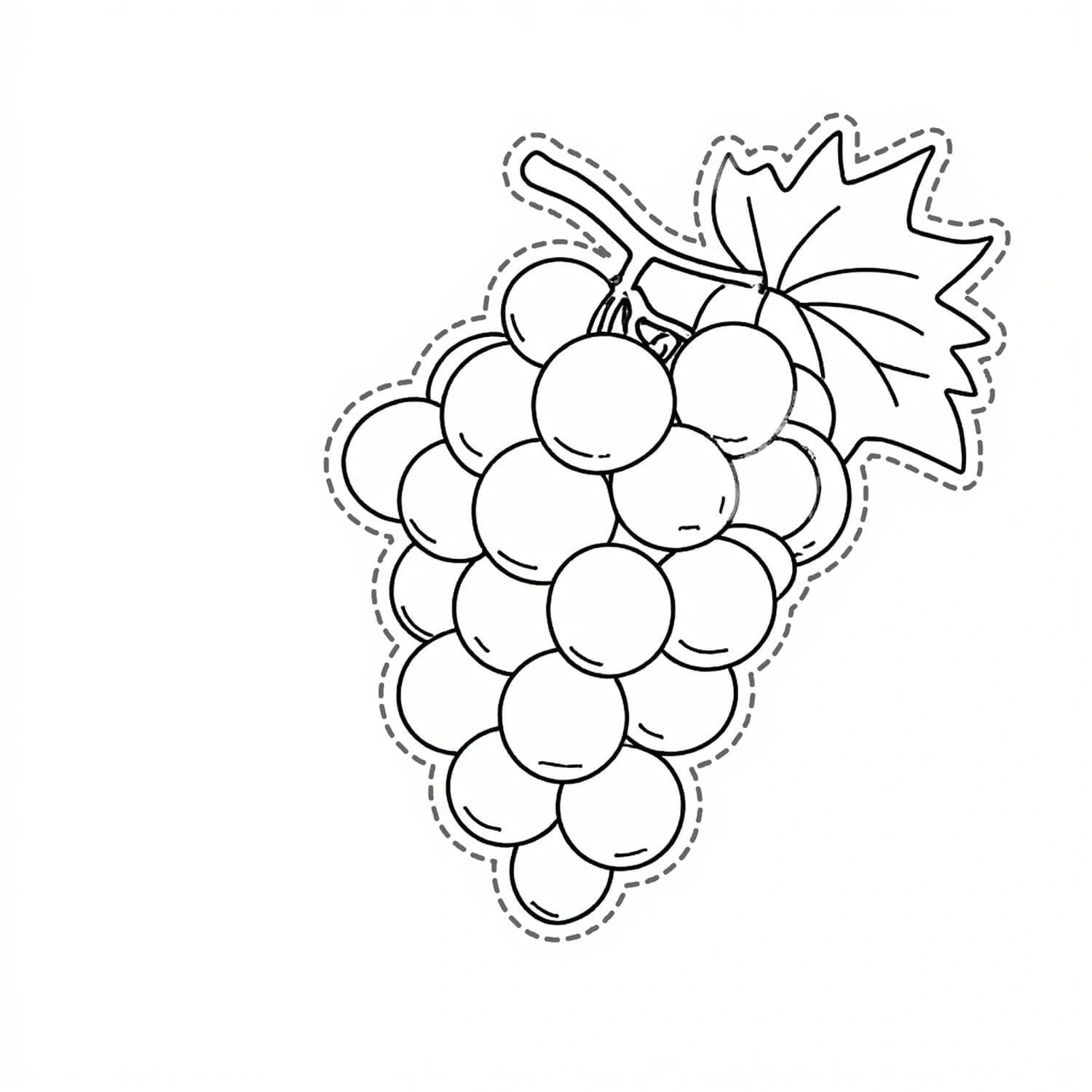 Fruits Scissor Skills Activity Pages