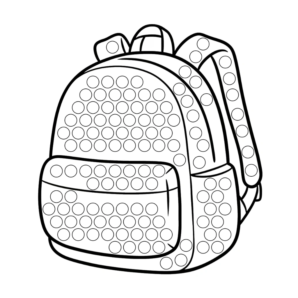 School Dot Marker Activity Pages