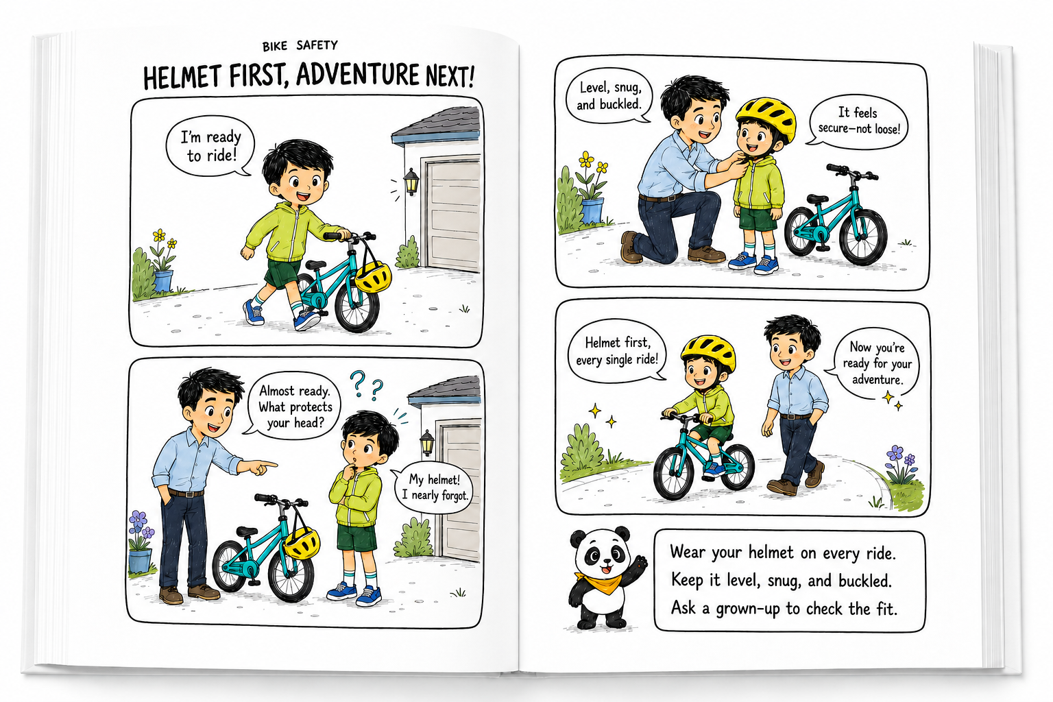 Cute Hand-Drawn Doodle visual story example